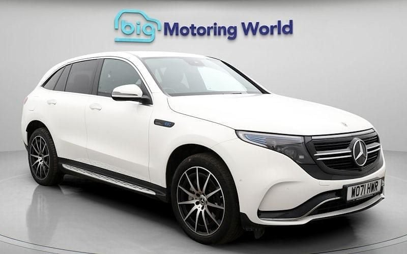 Used Mercedes EQC400 AMG line 300 kW (408 HP) 2022 White SUV