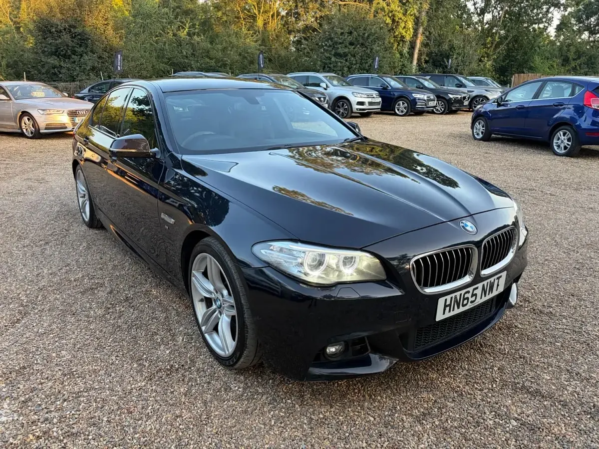 Used BMW 520 M Sport 2015 Black Sedan
