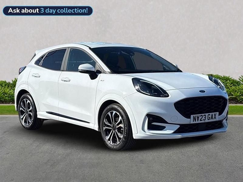 White Used 2023 Ford Puma Gen-E ST-Line Hatchback | £15,799 (Fair price) - Image 1/4