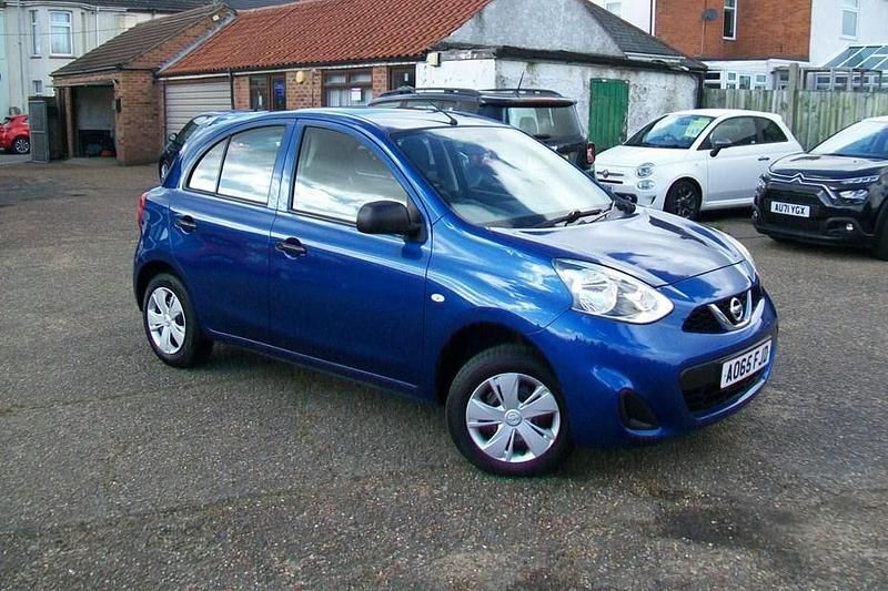 Used Nissan Micra Visia 2015 Blue Hatchback