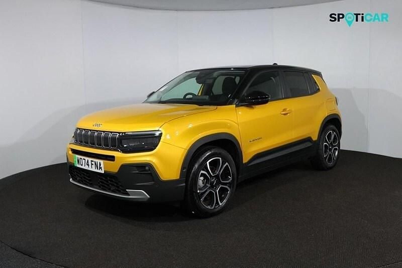 Yellow/black Used 2025 Jeep Avenger Summit SUV | £19,990 (Good price) - Image 1/4