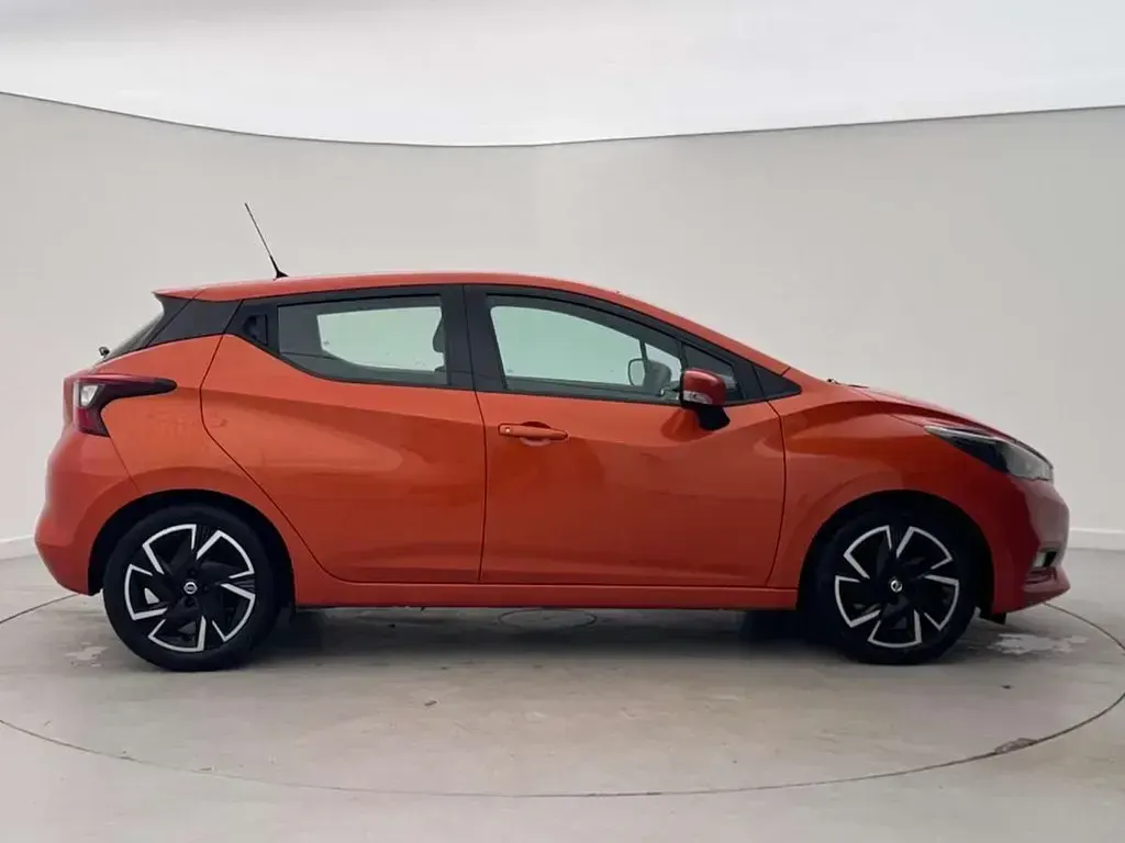 Second-hand Nissan Micra Acenta 91 CP (66 kW) 2021 Portocaliu Hatchback