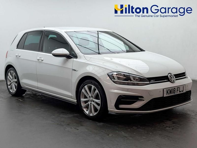 Used VW Golf VII R-line 150 HP (110 kW) 2018 White Hatchback
