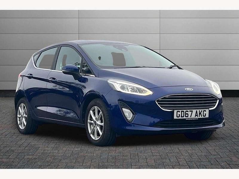 Blue Used 2017 Ford Fiesta Zetec Hatchback | £7,990 (A bit pricey) - Image 1/2