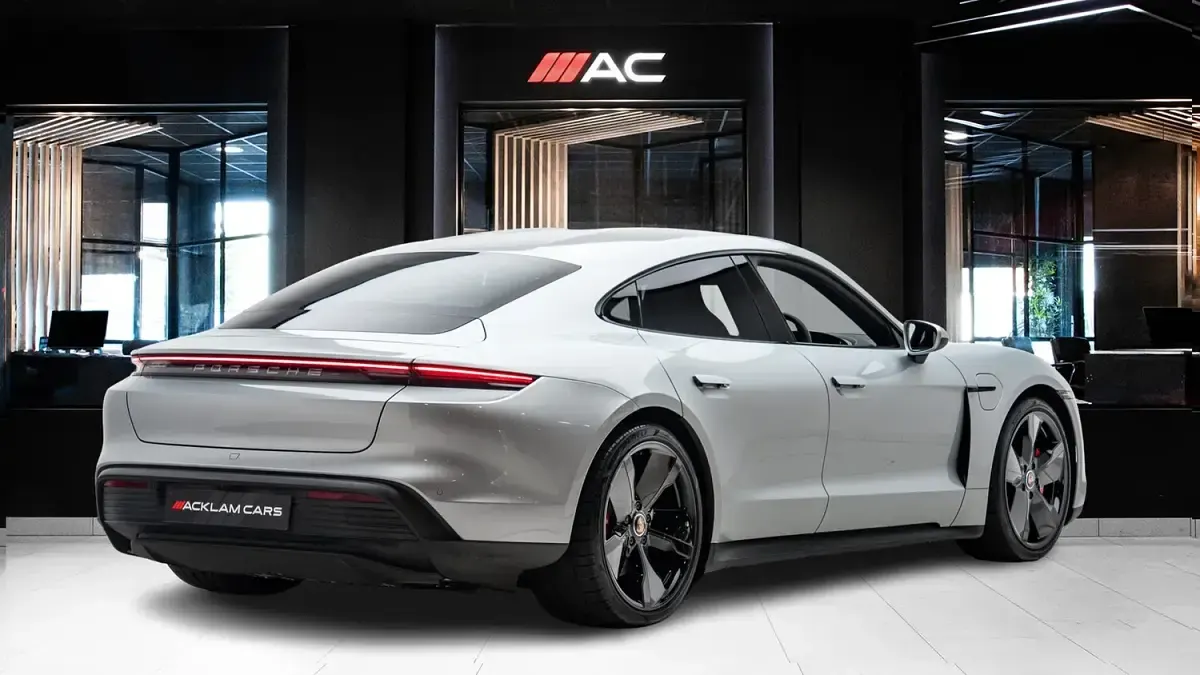 Used Porsche Taycan 2021 Silver Sedan