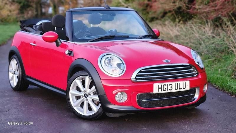 Red Used 2013 Mini Cooper D Cabriolet Cabriolet | £5,595 (Fair price) - Image 1/4