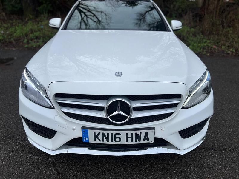 Used Mercedes C220 AMG Line Premium 2016 White Estate