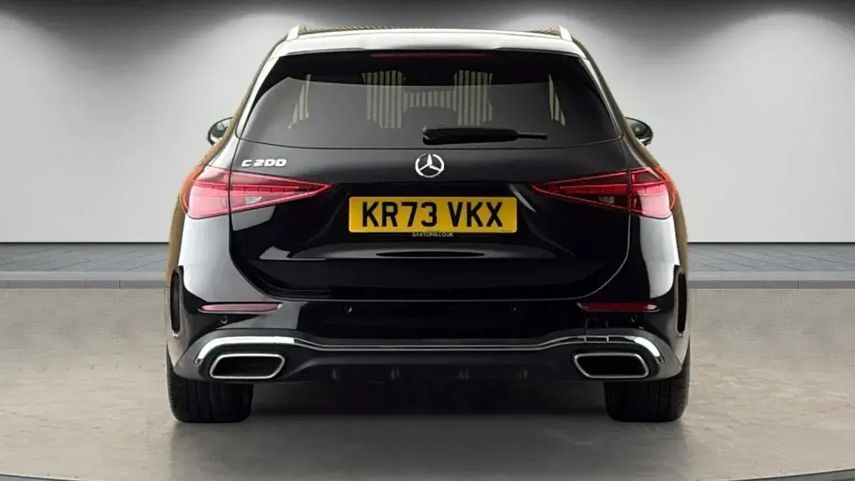 Used Mercedes C200 AMG line 2023 Obsidian black Estate