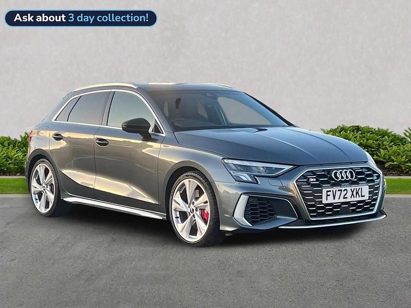 Grey Used 2023 Audi S3 Sportback Comfort Hatchback | £30,547 (Fair price) - Image 1/4