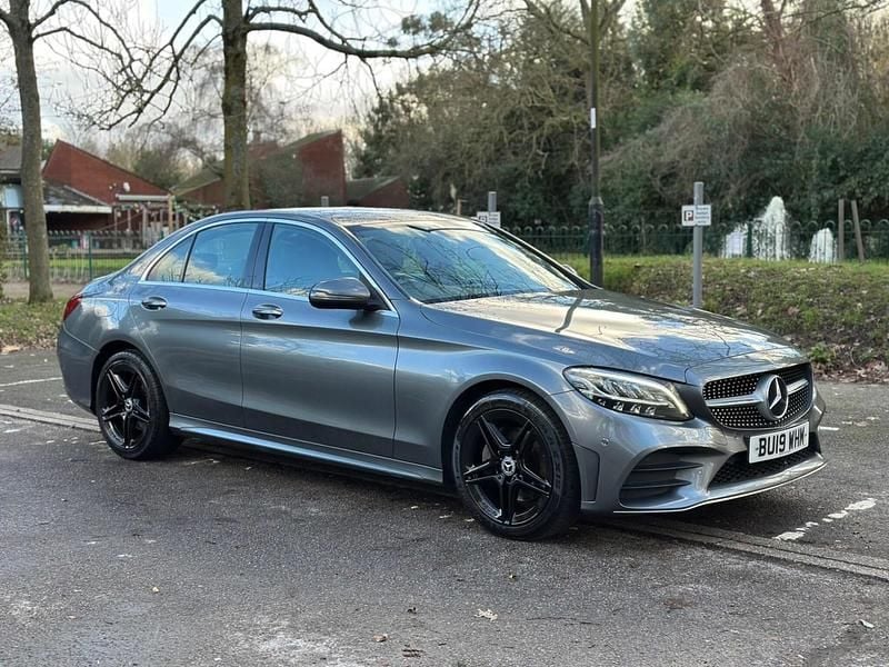 Used Mercedes C220 AMG line 2019 Grey Sedan