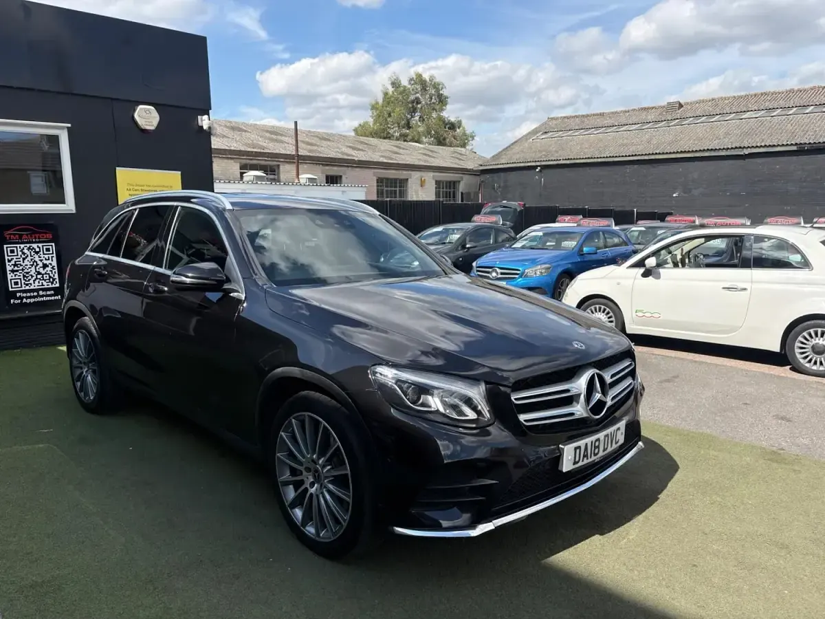 Used Mercedes GLC220 AMG line 167 HP (122 kW) 2018 Black SUV