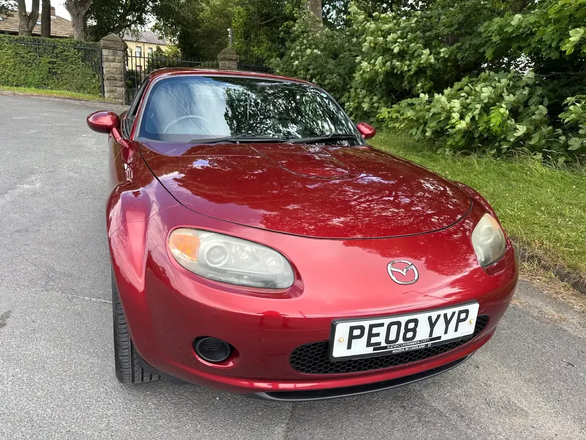 Used Mazda MX5 126 HP (92 kW) 2008 Red Cabriolet