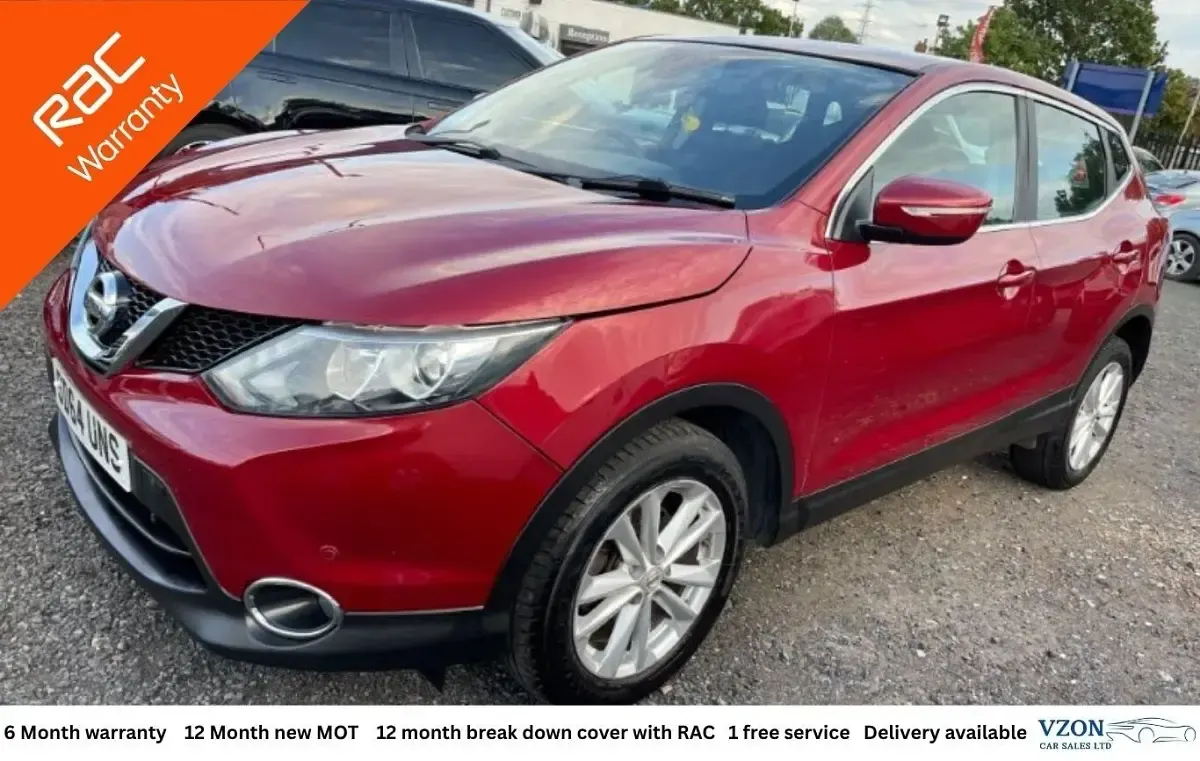 Used Nissan Qashqai Acenta 2014 Red SUV