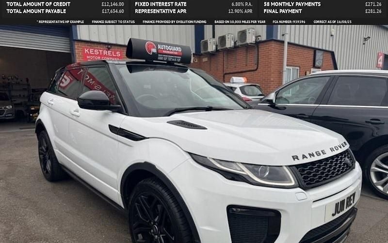 White Used 2018 Land Rover Range Rover evoque HSE Dynamic SUV | £13,495 (Super price) - Image 1/4