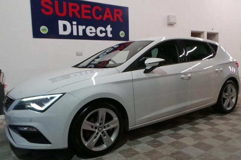 White Used 2018 Seat Leon FR Hatchback | £10,395 (Good price) - Image 1/1