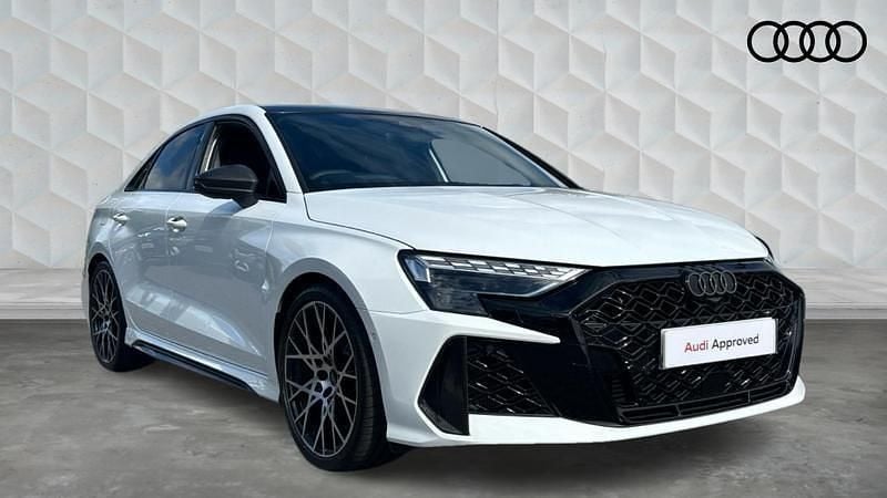 White Used 2025 Audi RS3 Advanced Sedan | £59,990 - Image 1/4