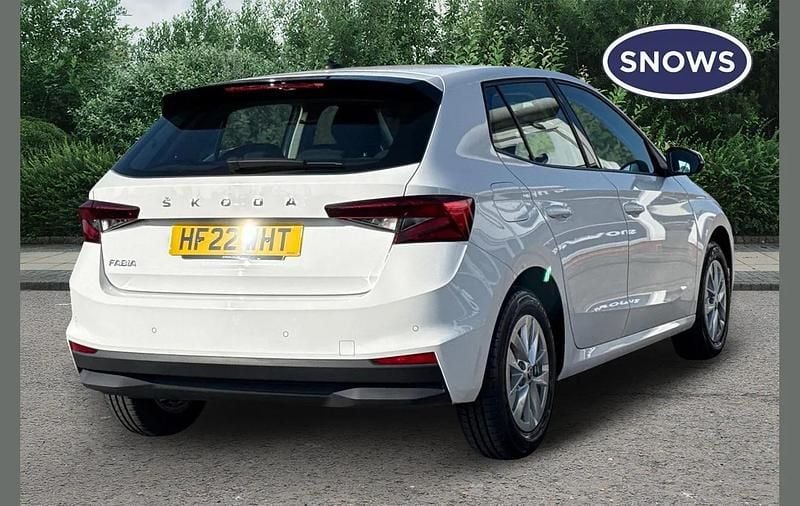 Used Skoda Fabia Comfort 95 HP (69 kW) 2022 White Hatchback
