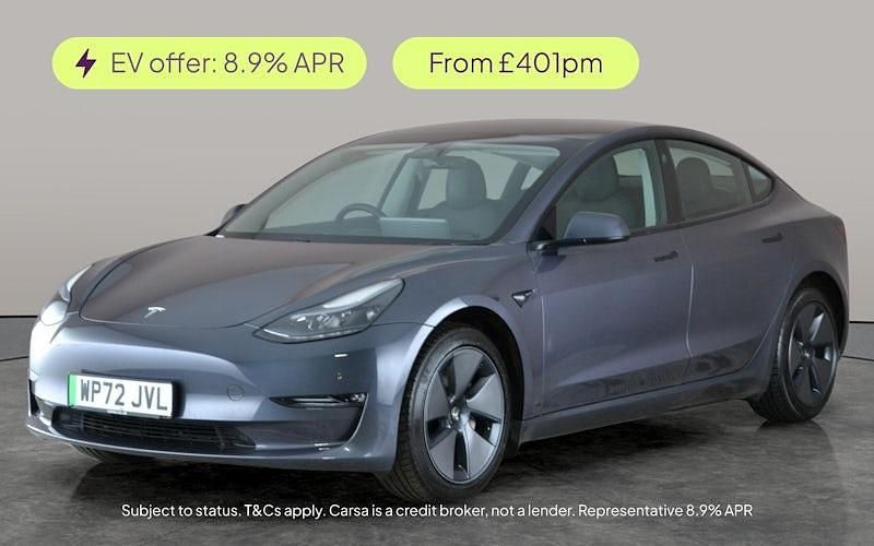 Grey Used 2022 Tesla Model 3 Long Range AWD Sedan | £21,888 (Fair price) - Image 1/3
