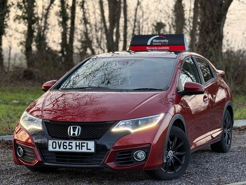 Begagnad Honda Civic SR 2015 Röd Halvkombi