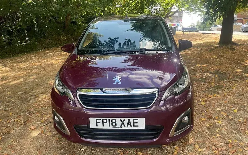 Used Peugeot 108 Allure 82 HP (60 kW) 2018 Mauve/purple Hatchback