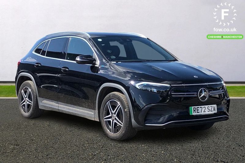 Black Used 2022 Mercedes EQA350 AMG line SUV | £23,499 (Fair price) - Image 1/3