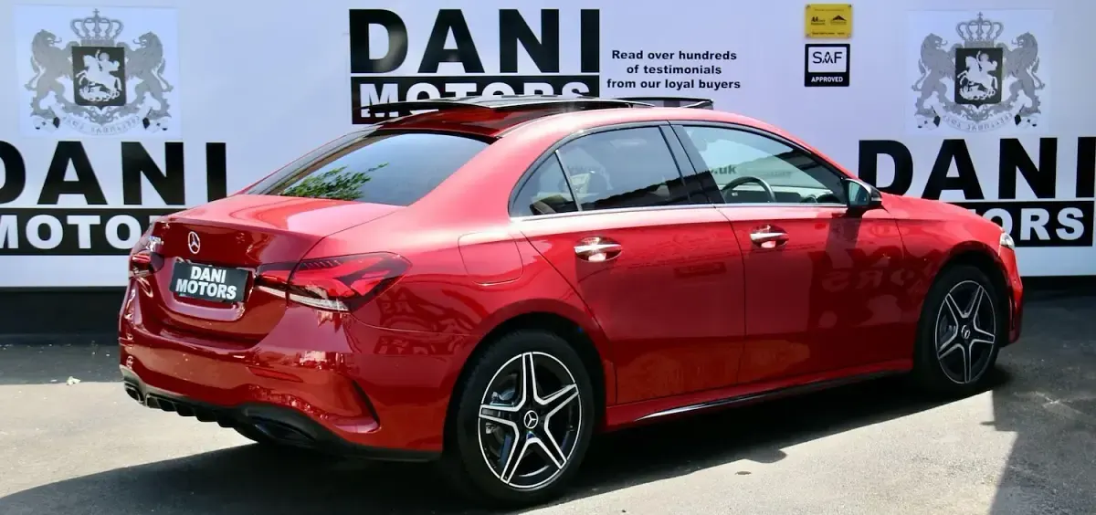 Used Mercedes A250 AMG Line Premium Plus 2022 Red Sedan