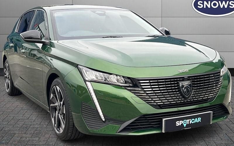 Green Used 2023 Peugeot 308 Allure Premium Hatchback | £16,904 (Fair price) - Image 1/4