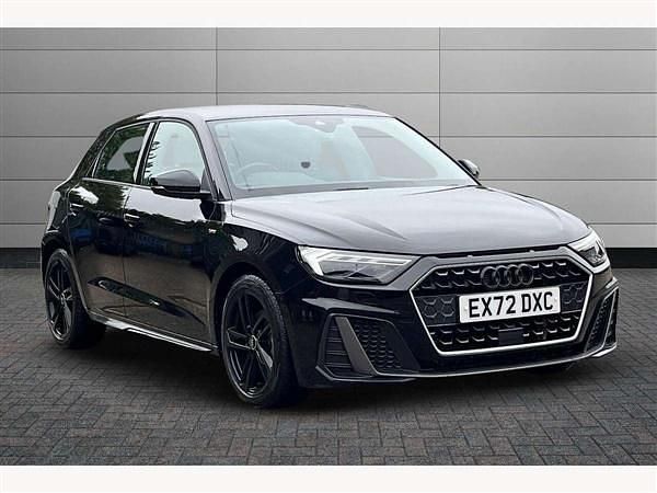 Mythos black Used 2022 Audi A1 S-Line Hatchback | £19,550 (Fair price) - Image 1/4