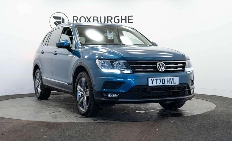 Usado VW Tiguan Allspace Match 150 HP (110 kW) 2020 Azul SUV