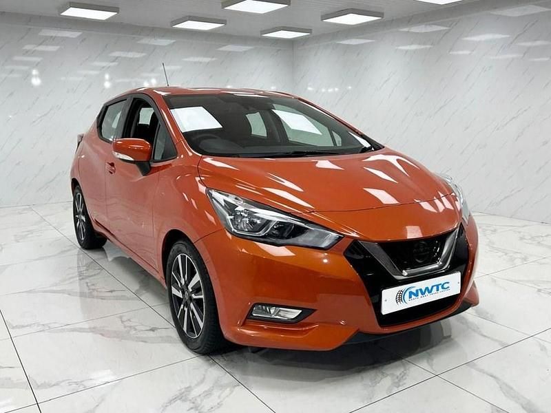 Used Nissan Micra Acenta 90 HP (66 kW) 2018 Orange Hatchback