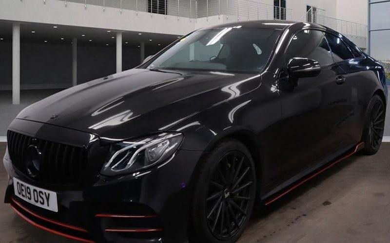 Used Mercedes E220 AMG line 194 HP (142 kW) 2019 Black Coupe