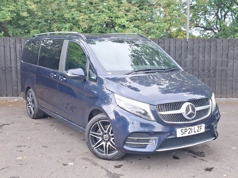 Blue Used 2021 Mercedes V300 AMG line MPV | £49,998 - Image 1/4