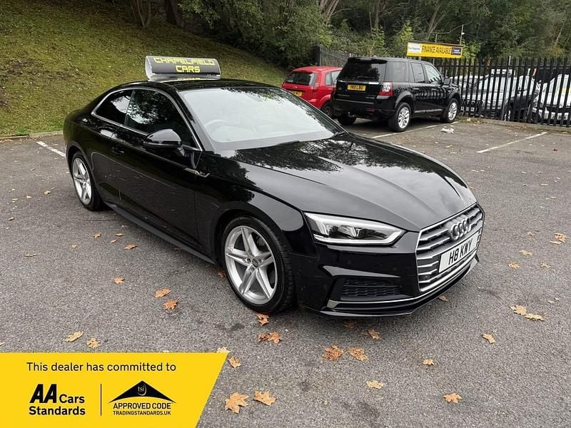 Black Used 2018 Audi A5 S-Line Coupe | £13,000 (Good price) - Image 1/3