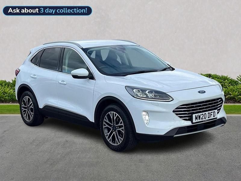 White Used 2020 Ford Kuga Titanium SUV | £16,790 (Good price) - Image 1/4