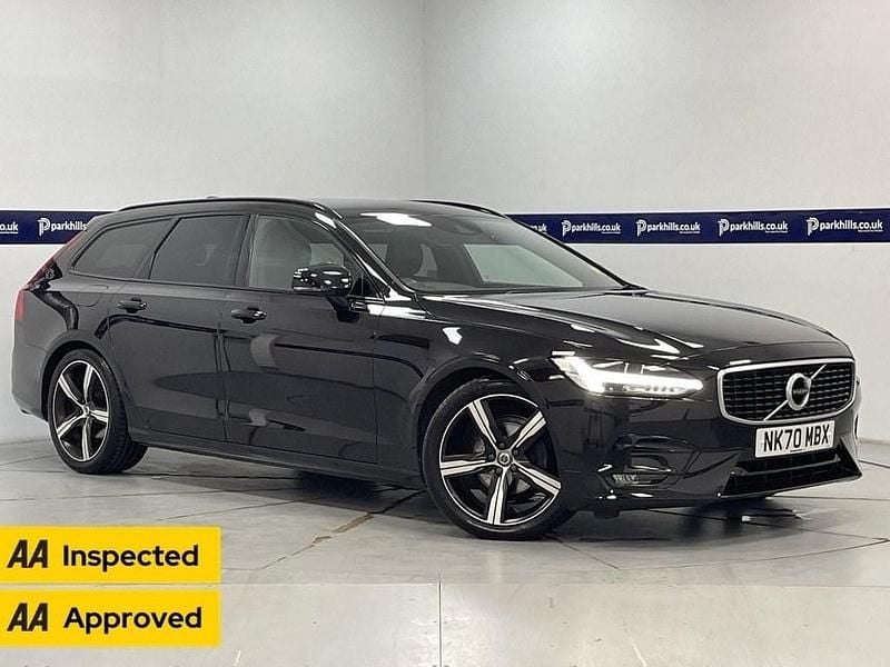 Black Used 2020 Volvo V90 R-Design Estate | £19,663 (Fair price) - Image 1/4