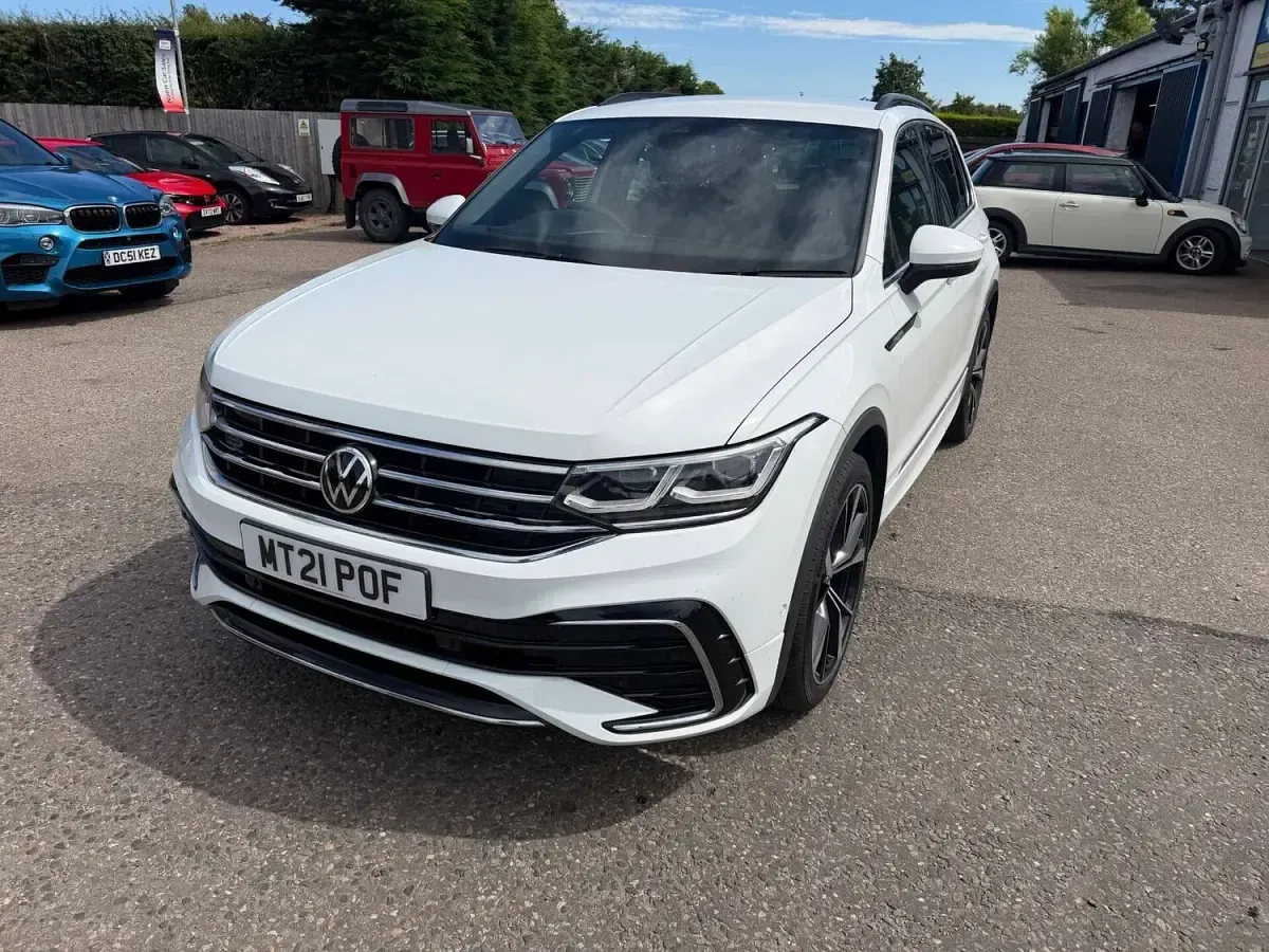 Used VW Tiguan R-line 150 HP (110 kW) 2021 White SUV