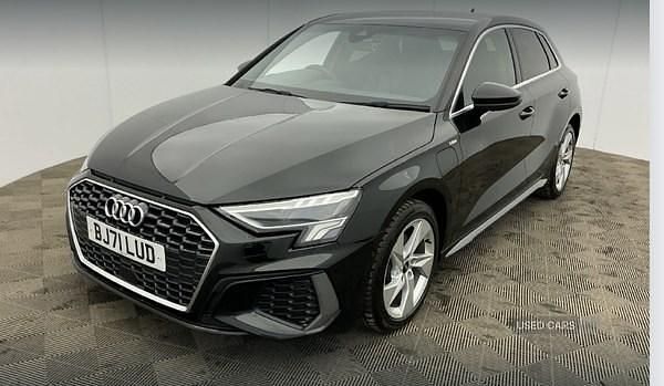 Used Audi A3 e-tron S-Line 2021 Black Hatchback