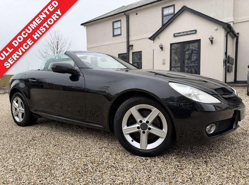 Used Mercedes SLK200 184 HP (135 kW) 2008 Black Cabriolet