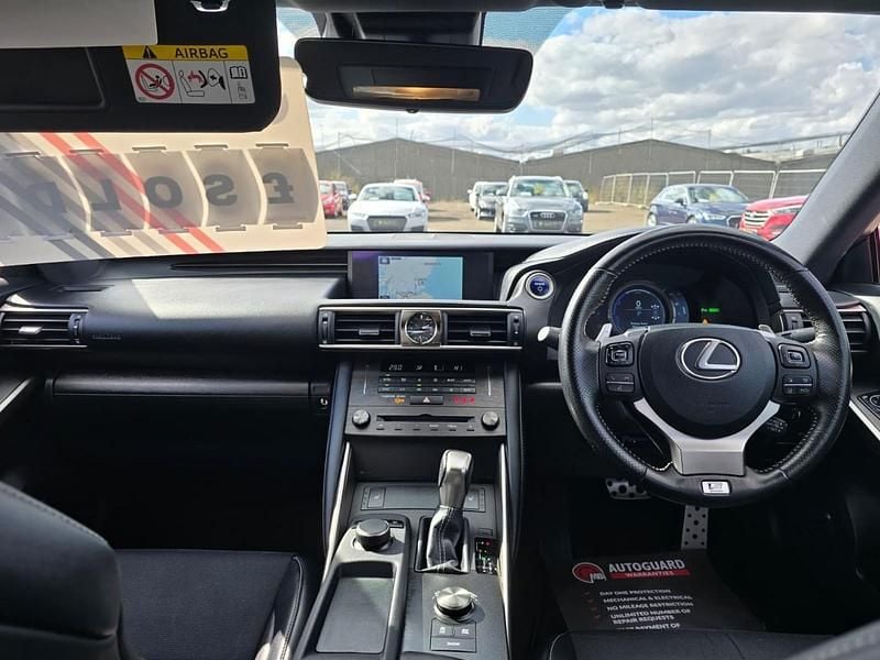 Used Lexus IS300h Sport Line 178 HP (130 kW) 2019 Red Sedan