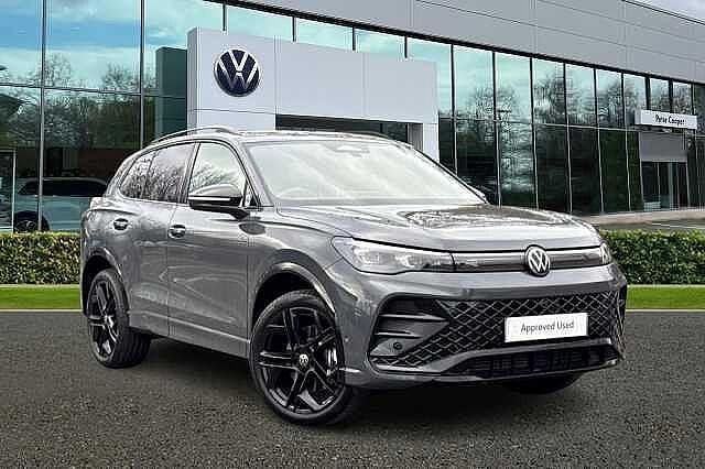 Grey New 2025 VW Tiguan R-line SUV | £46,980 - Image 1/2