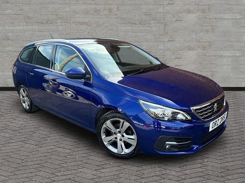 Blue Used 2018 Peugeot 308 Allure Estate | £6,395 (Fair price) - Image 1/4