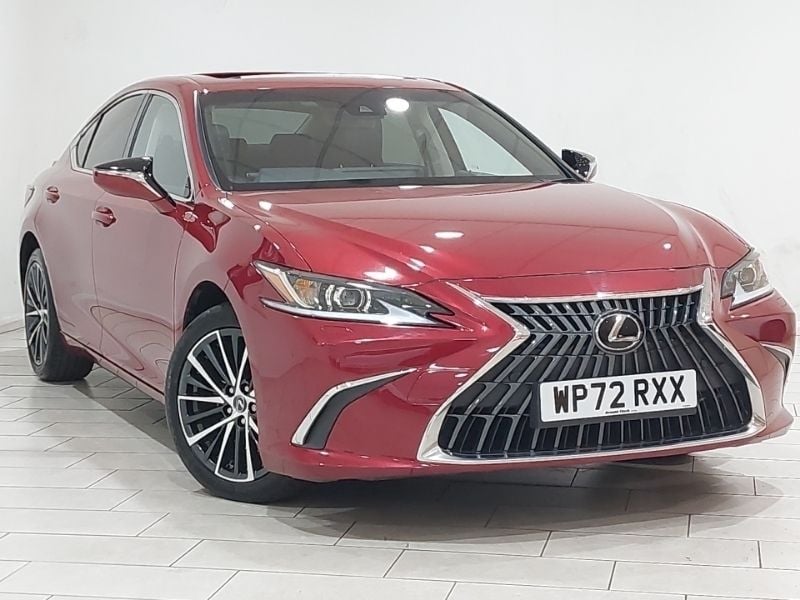 Red Used 2022 Lexus ES300H Sedan | £27,998 (Fair price) - Image 1/4