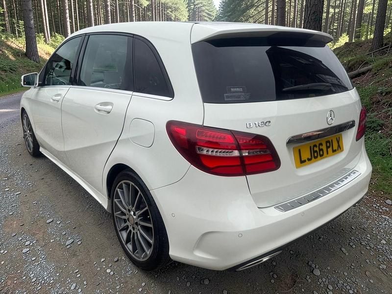 Used Mercedes B180 AMG line 122 HP (89 kW) 2017 White MPV