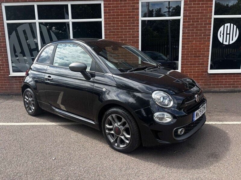 Black Used 2019 Fiat 500S S Hatchback | £7,000 (Good price) - Image 1/4