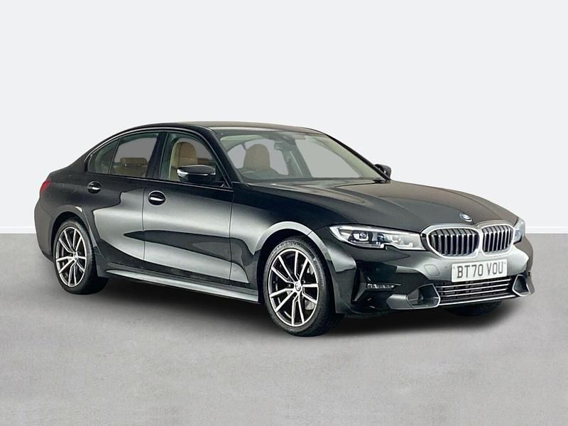 Black Used 2021 BMW 320 Sport Line Sedan | £19,895 (Good price) - Image 1/4