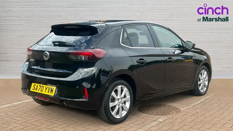 Used Vauxhall Corsa Elite 100 HP (73 kW) 2020 Black Hatchback