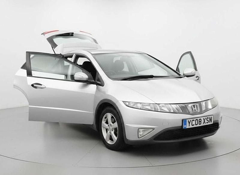 Silver Used 2008 Honda Civic ES Hatchback | £1,895 (Fair price) - Image 1/4