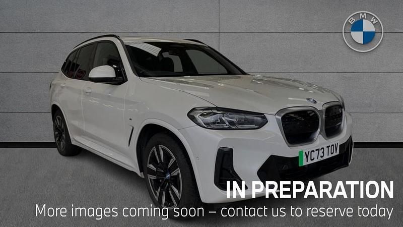 White Used 2023 BMW iX3 M Sport SUV | £30,990 (Good price) - Image 1/4