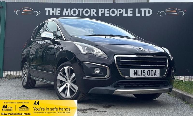 Black Used 2015 Peugeot 3008 Crossway Hatchback | £4,995 (Fair price) - Image 1/4