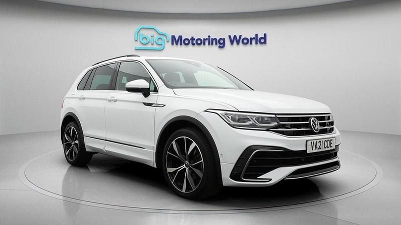 Used VW Tiguan R-line 150 HP (110 kW) 2021 White SUV